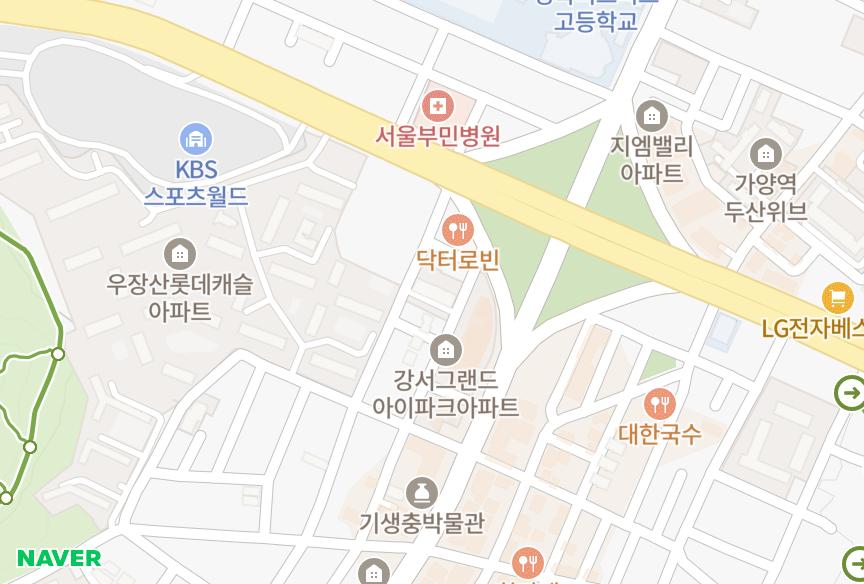 서울특별시 강서구 화곡동 화곡6차보람쉬움더하임 위치·실거래 시세 지도