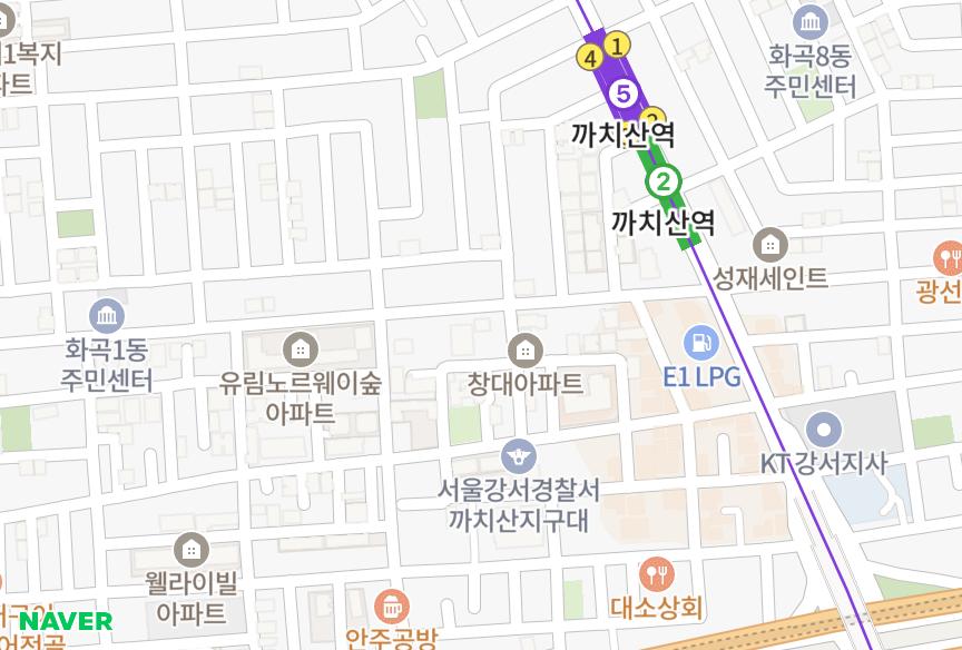 서울특별시 강서구 화곡동 AndPra레지던스 위치·실거래 시세 지도
