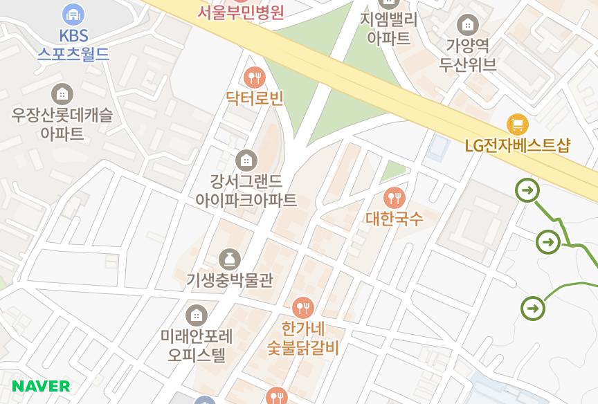 서울특별시 강서구 화곡동 경동엠파이어스테이트 위치·실거래 시세 지도