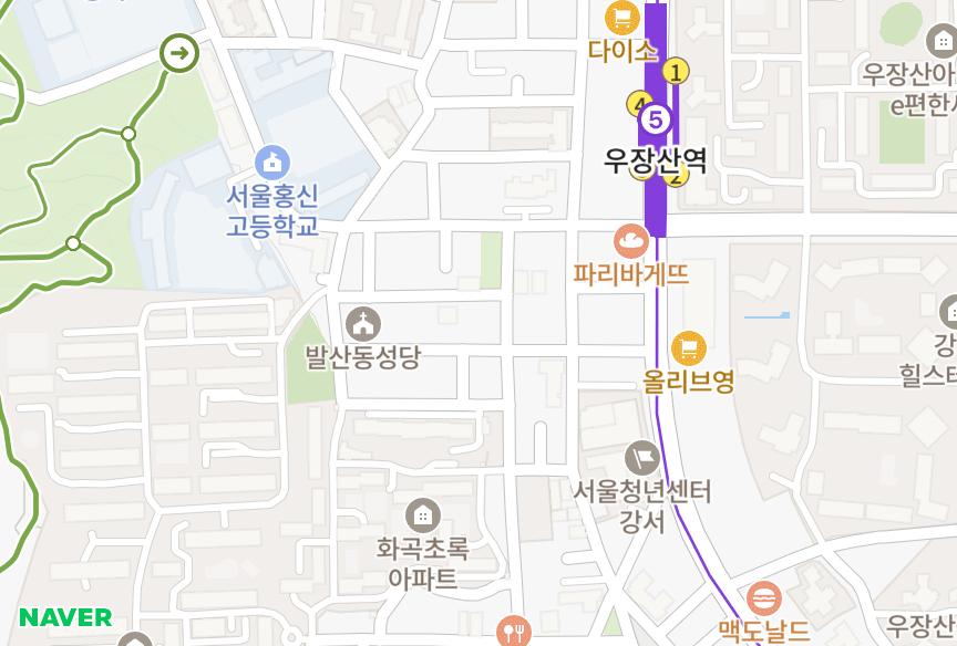 서울특별시 강서구 화곡동 타워빌 위치·실거래 시세 지도