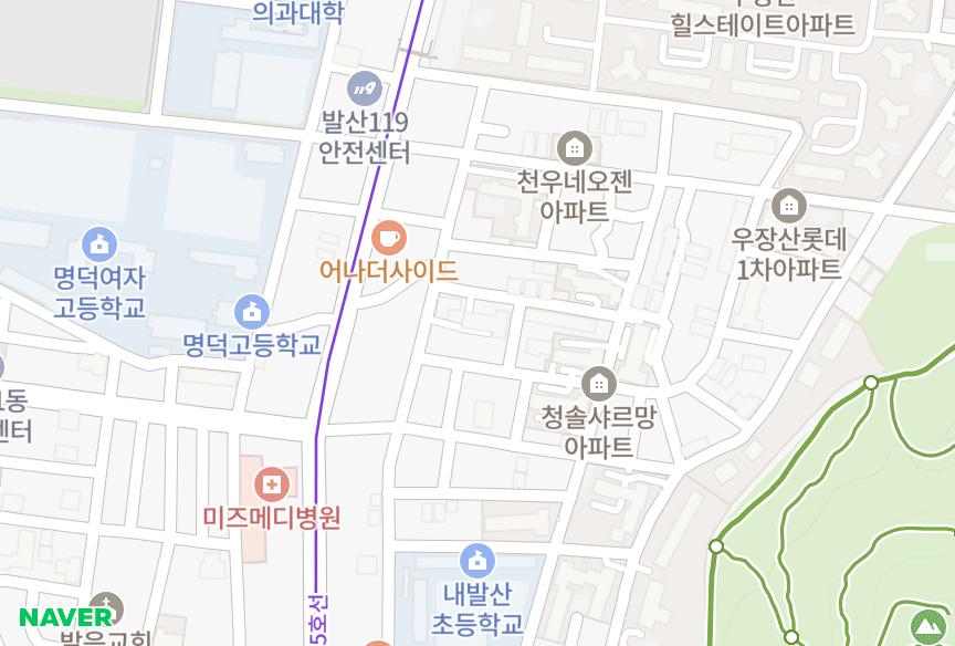서울특별시 강서구 내발산동 내발산우신웨스트빌 위치·실거래 시세 지도