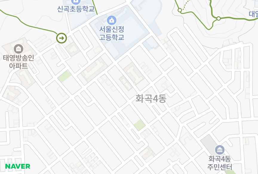 서울특별시 강서구 화곡동 양용아네스 위치·실거래 시세 지도