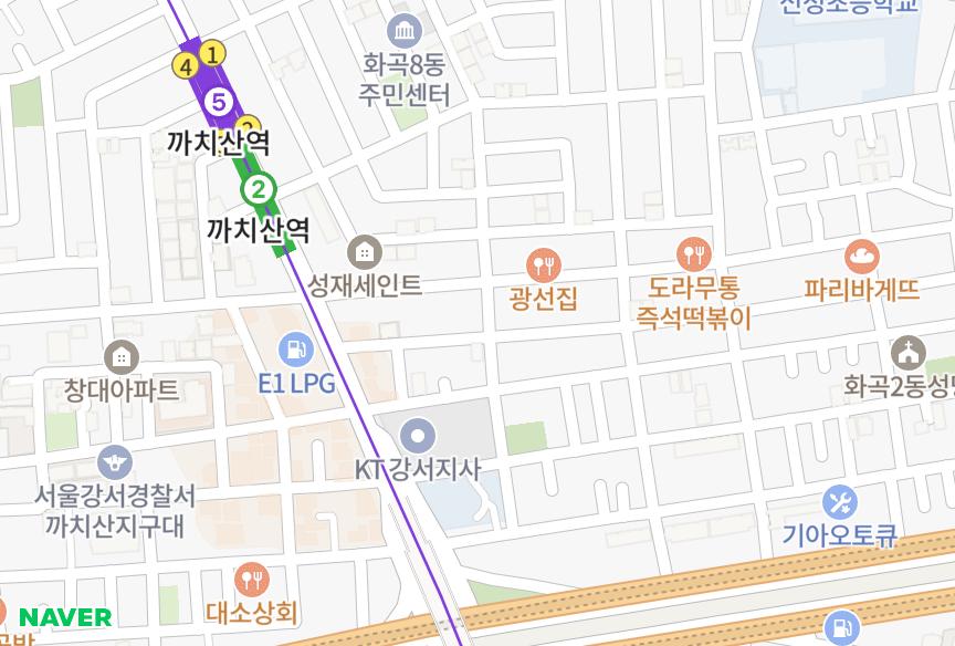 서울특별시 강서구 화곡동 루체비스타 위치·실거래 시세 지도