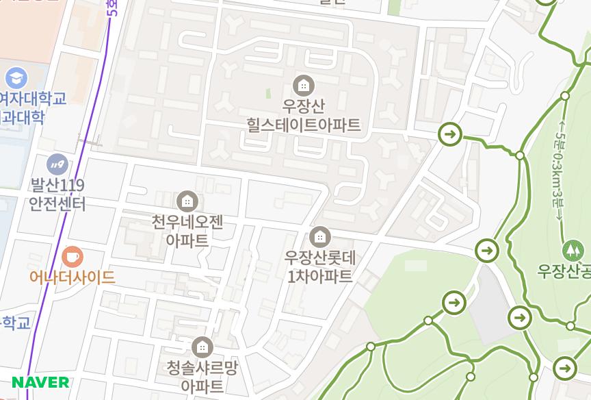 서울특별시 강서구 내발산동 신세계3차101동 위치·실거래 시세 지도