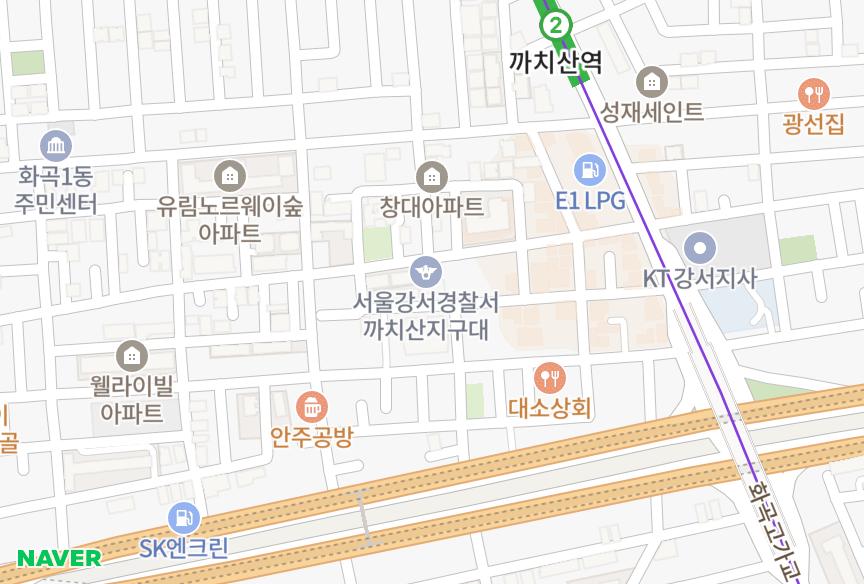 서울특별시 강서구 화곡동 제일에비앙 위치·실거래 시세 지도