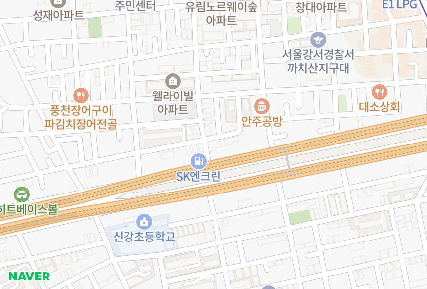 서울특별시 강서구 화곡동 화곡동성재 위치·실거래 시세 지도