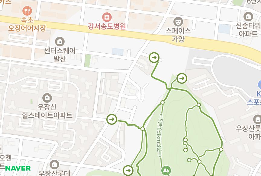 서울특별시 강서구 내발산동 청솔해오름 위치·실거래 시세 지도