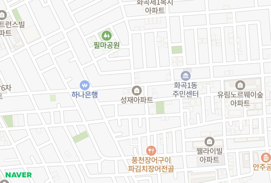 서울특별시 강서구 화곡동 성재 위치·실거래 시세 지도