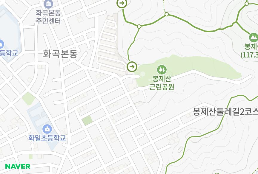 서울특별시 강서구 화곡동 우성트윈캐슬A동 위치·실거래 시세 지도