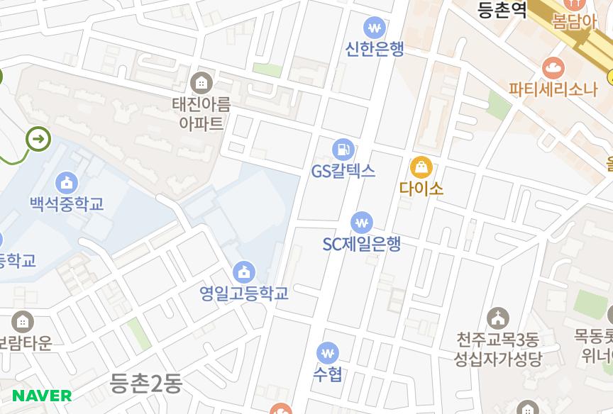 서울특별시 강서구 등촌동 해태골든팰리스 위치·실거래 시세 지도
