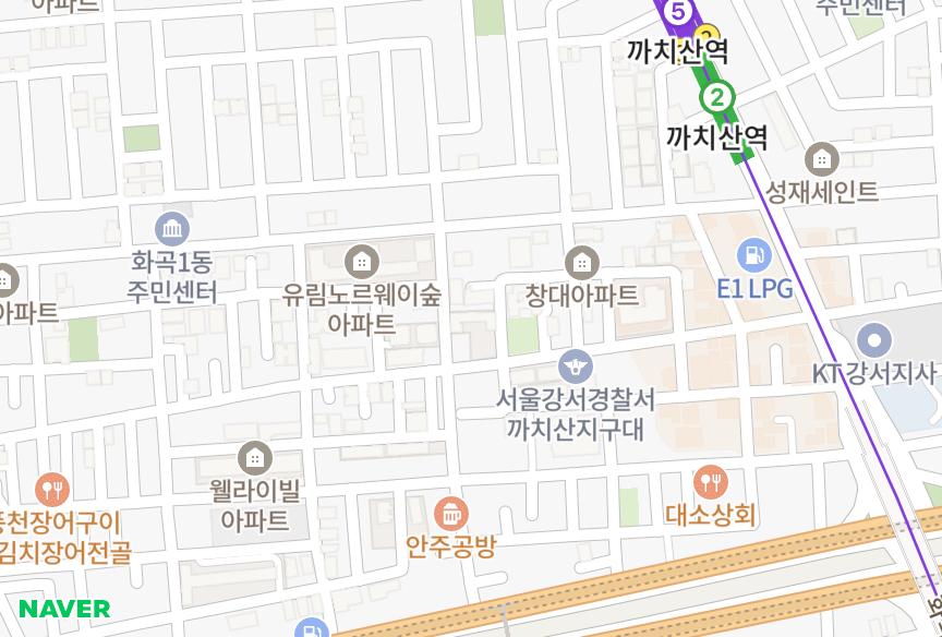 서울특별시 강서구 화곡동 도양라비앙 위치·실거래 시세 지도