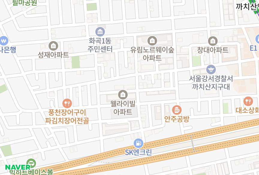 서울특별시 강서구 화곡동 메종드로제 위치·실거래 시세 지도