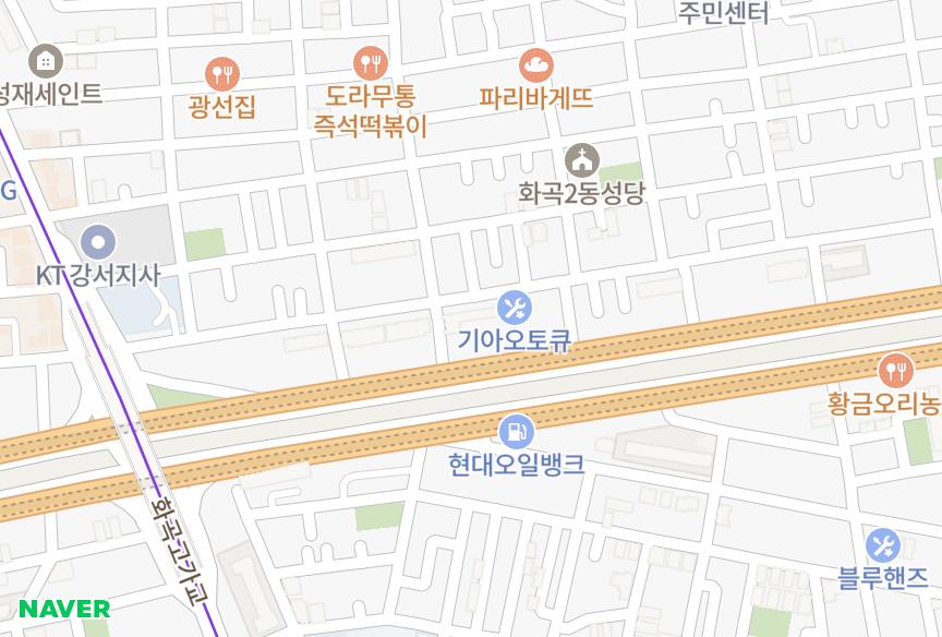 서울특별시 강서구 화곡동 은창 위치·실거래 시세 지도