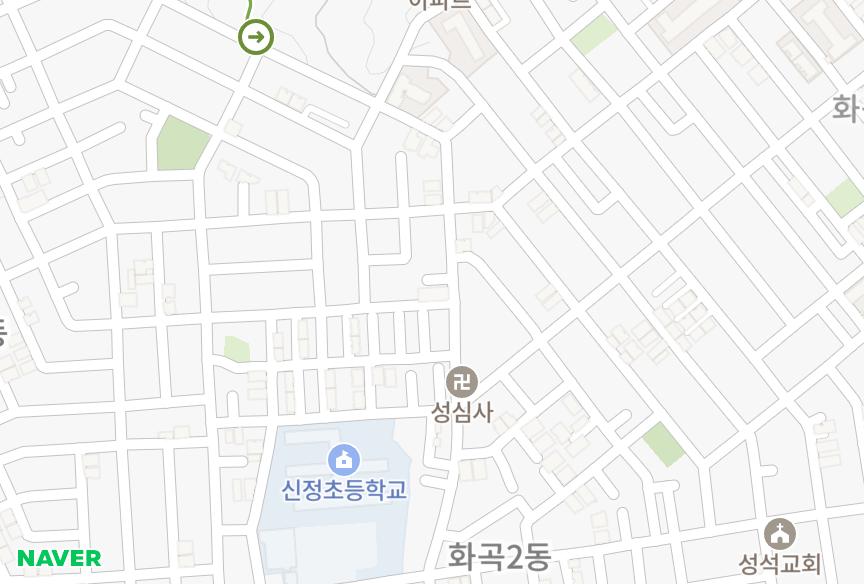 서울특별시 강서구 화곡동 대호스카이빌 위치·실거래 시세 지도
