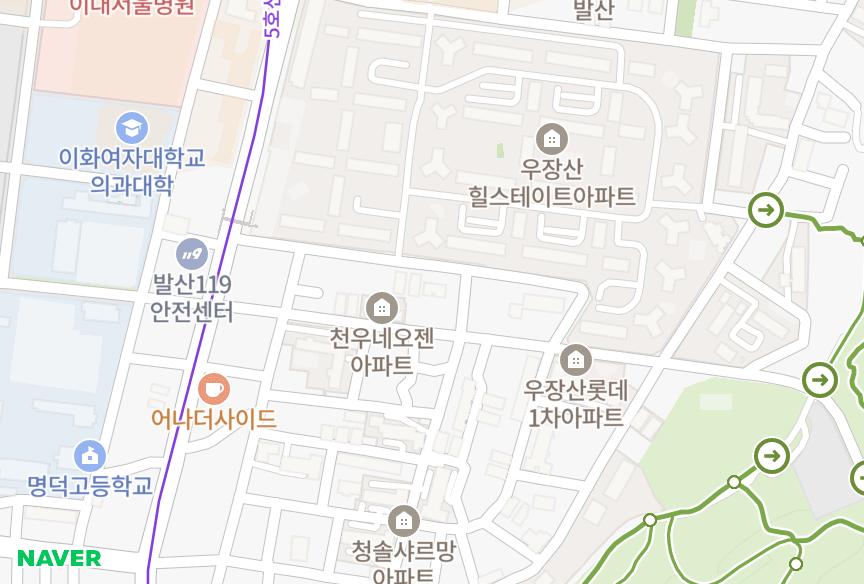 서울특별시 강서구 내발산동 내발산신세계4차 위치·실거래 시세 지도