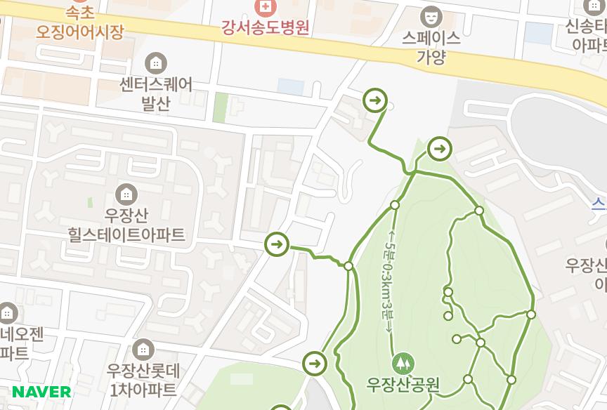 서울특별시 강서구 내발산동 쥴리앙 위치·실거래 시세 지도