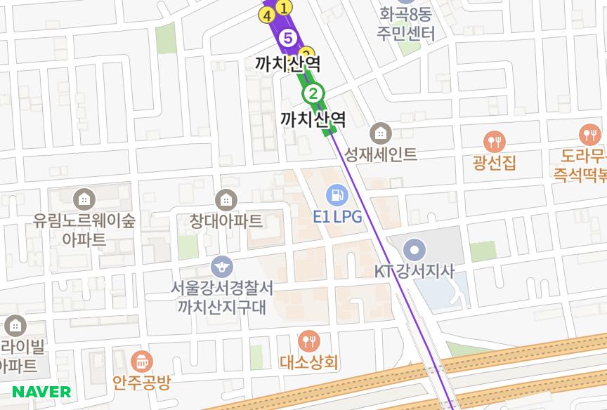 서울특별시 강서구 화곡동 동양하우징 위치·실거래 시세 지도
