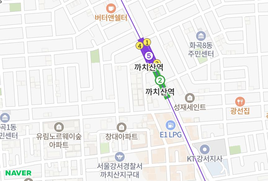 서울특별시 강서구 화곡동 성광2차 위치·실거래 시세 지도