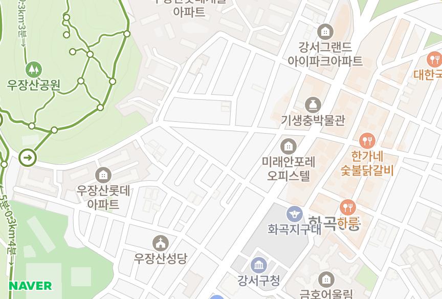서울특별시 강서구 화곡동 굿이모션 위치·실거래 시세 지도