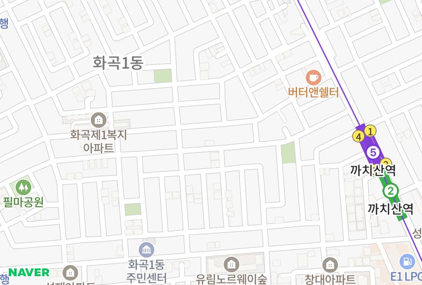 서울특별시 강서구 화곡동 태경 위치·실거래 시세 지도