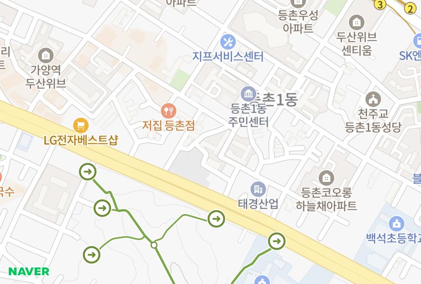 서울특별시 강서구 등촌동 등촌파밀리에더클래식 위치·실거래 시세 지도