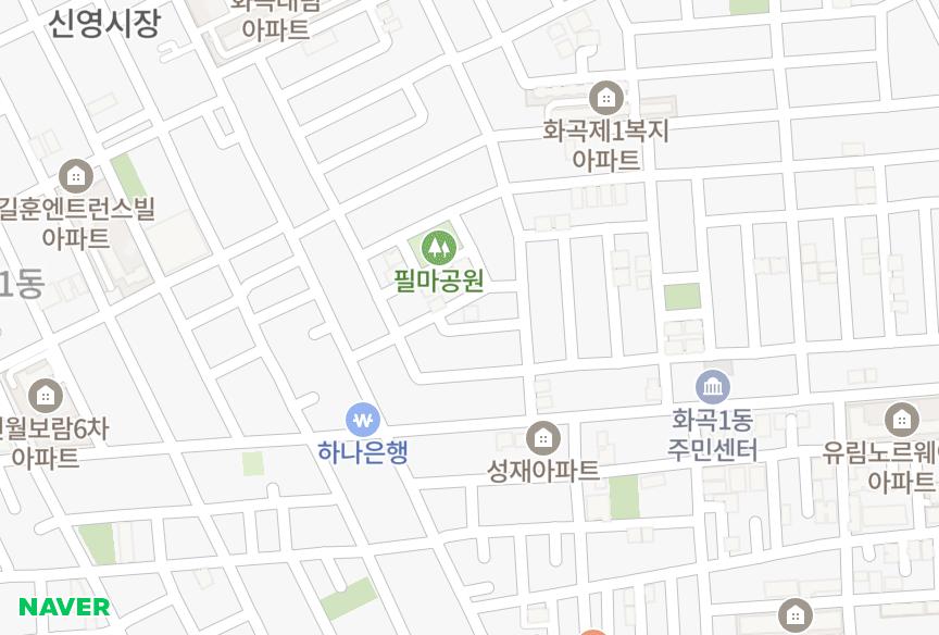 서울특별시 강서구 화곡동 정원 위치·실거래 시세 지도