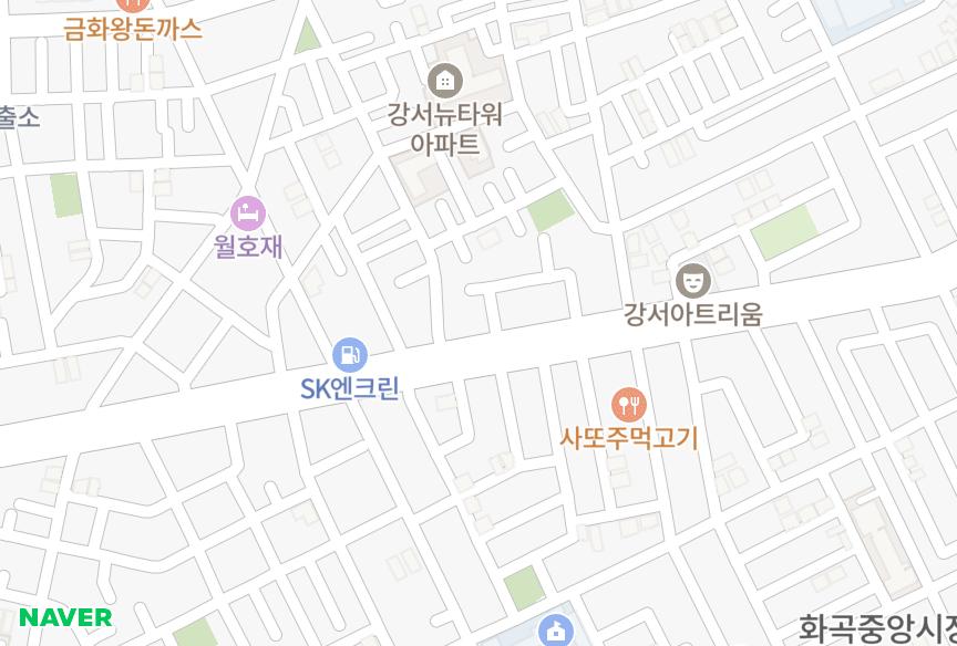 서울특별시 강서구 화곡동 요산페어뷰 위치·실거래 시세 지도