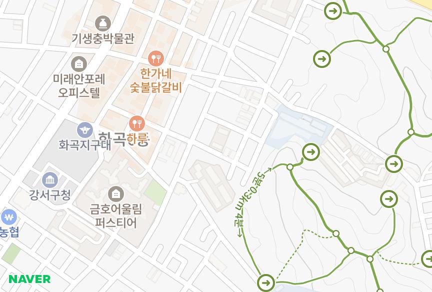 서울특별시 강서구 화곡동 진성 위치·실거래 시세 지도