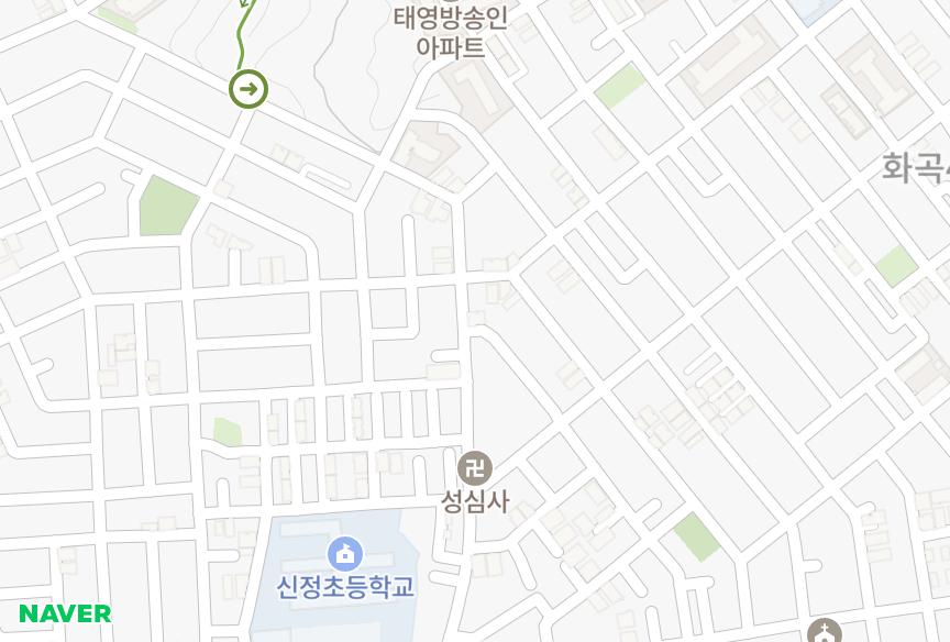 서울특별시 강서구 화곡동 청송평화 위치·실거래 시세 지도