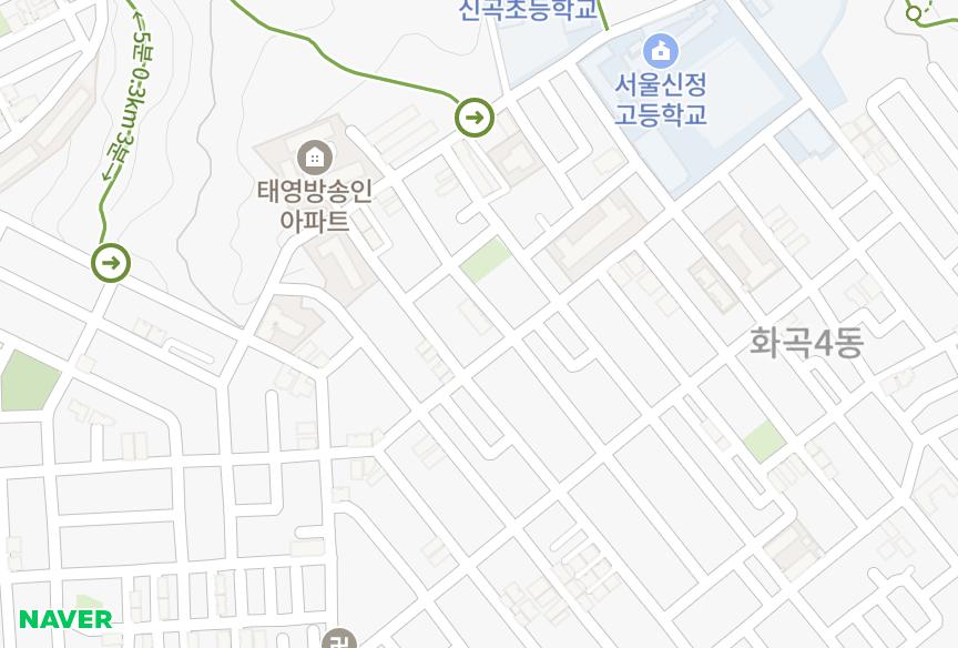 서울특별시 강서구 화곡동 태성비리치 위치·실거래 시세 지도