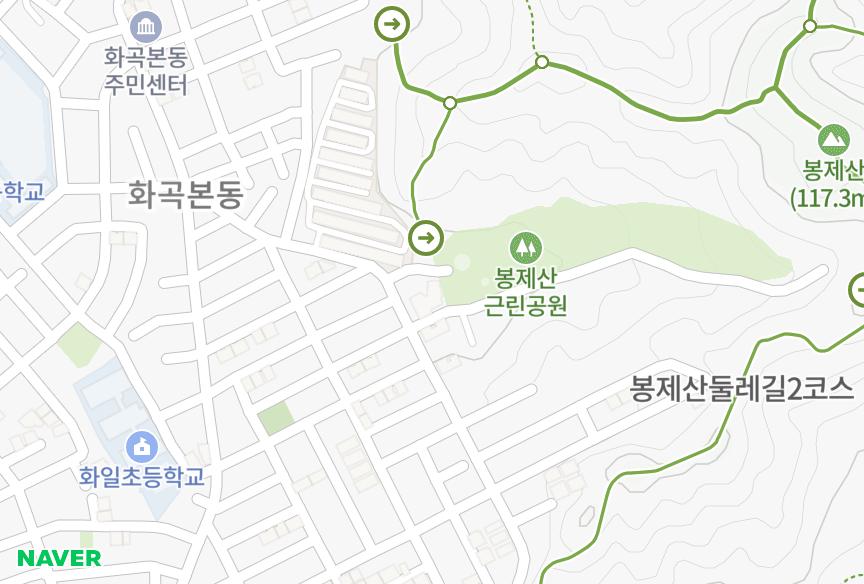 서울특별시 강서구 화곡동 트윈캐슬B동 위치·실거래 시세 지도