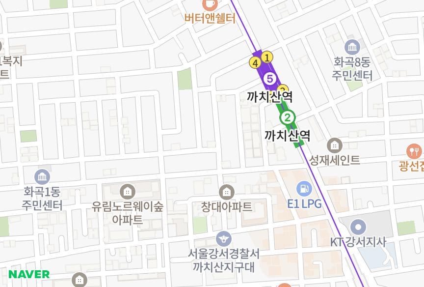 서울특별시 강서구 화곡동 삼호그린 위치·실거래 시세 지도