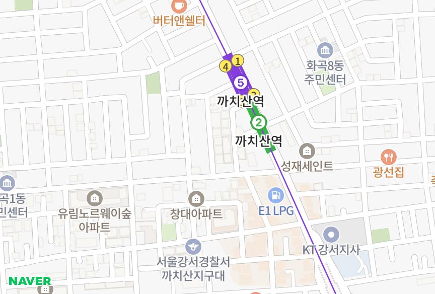 서울특별시 강서구 화곡동 우성 위치·실거래 시세 지도
