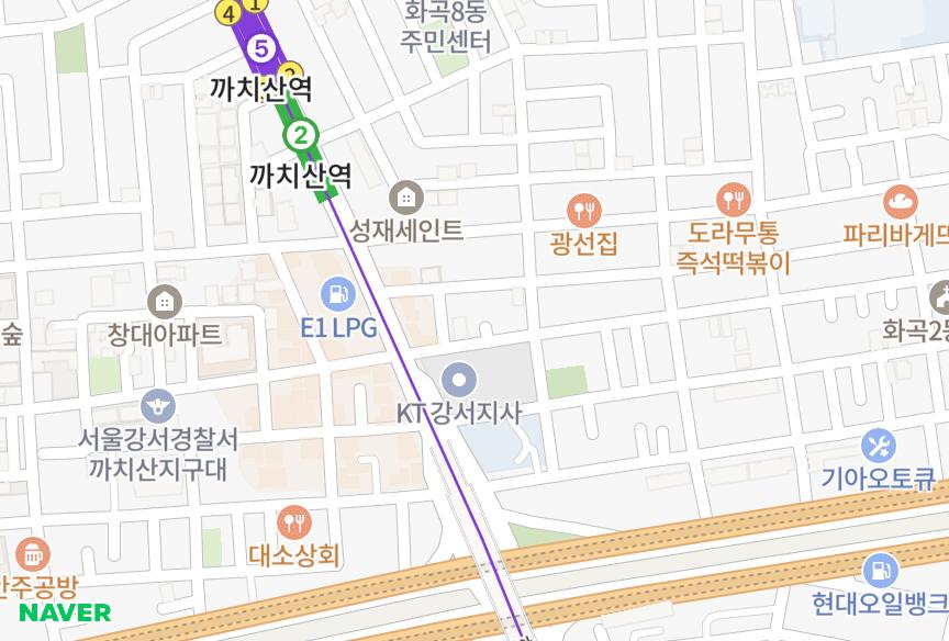 서울특별시 강서구 화곡동 은하센트리움 위치·실거래 시세 지도