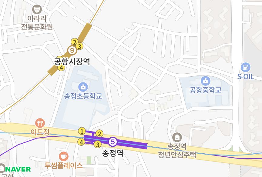 서울특별시 강서구 공항동 청성스카이 위치·실거래 시세 지도