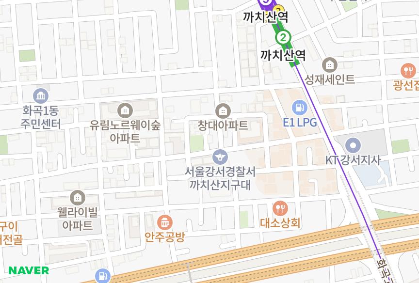 서울특별시 강서구 화곡동 삼익플로리아 위치·실거래 시세 지도