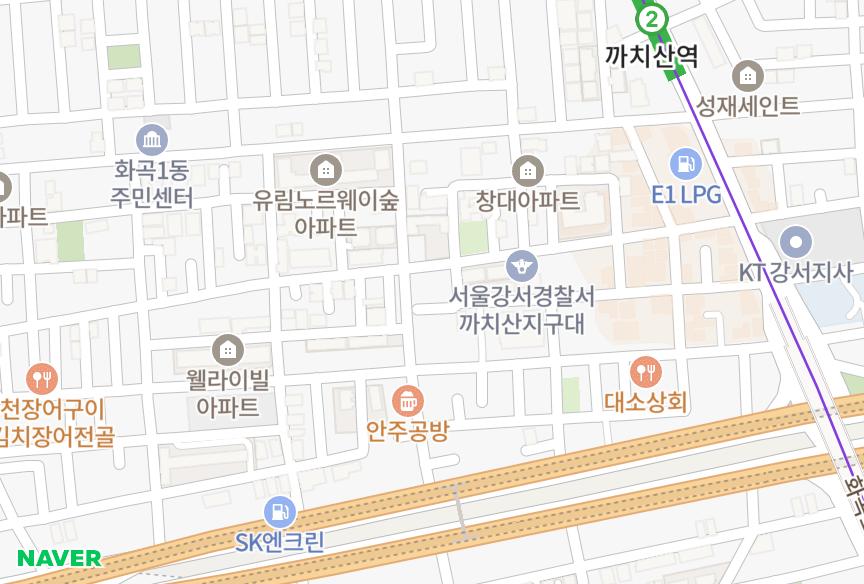 서울특별시 강서구 화곡동 화곡세교예지안5차 위치·실거래 시세 지도
