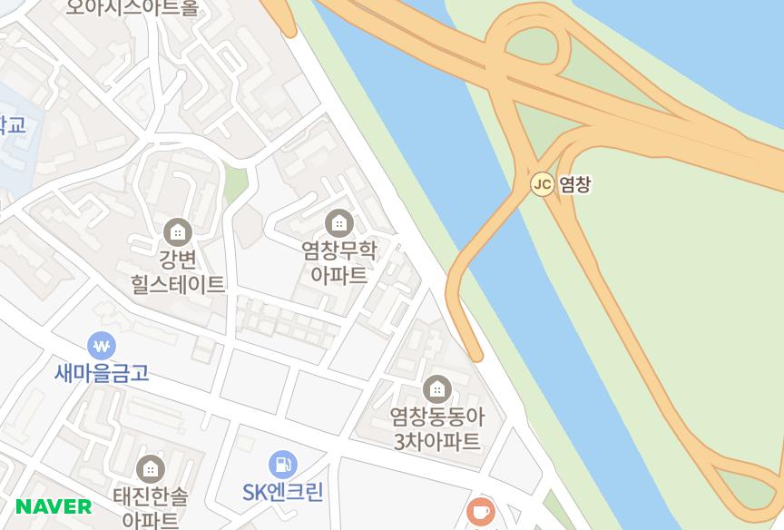 서울특별시 강서구 염창동 리버펠리스1동 위치·실거래 시세 지도
