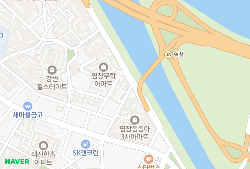 서울특별시 강서구 염창동 리버펠리스2동 위치·실거래 시세 지도