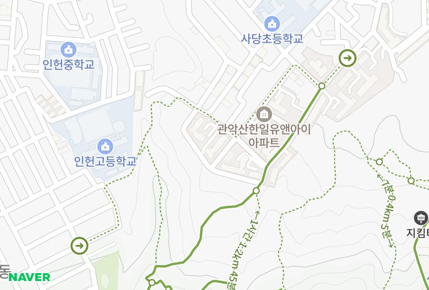 서울특별시 관악구 남현동 관악산대창센시티 위치·실거래 시세 지도