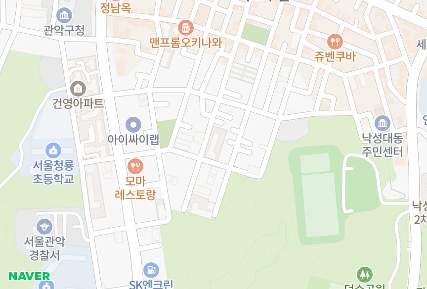 서울특별시 관악구 봉천동 반석블레스빌 위치·실거래 시세 지도