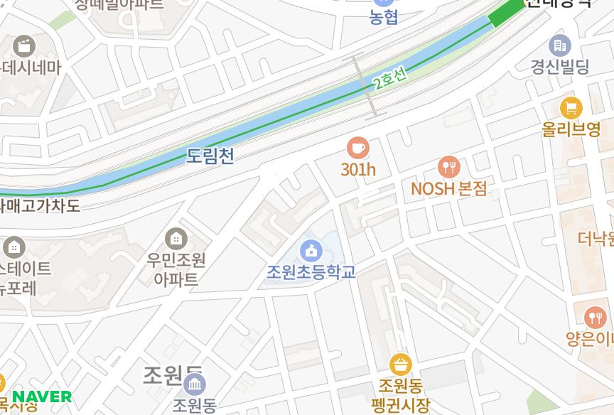 서울특별시 관악구 신림동 동훈씨디아이 위치·실거래 시세 지도