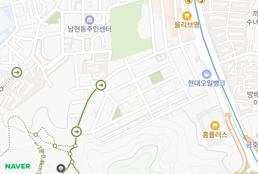 서울특별시 관악구 남현동 동송하이클래스아파트(602-163번지) 위치·실거래 시세 지도