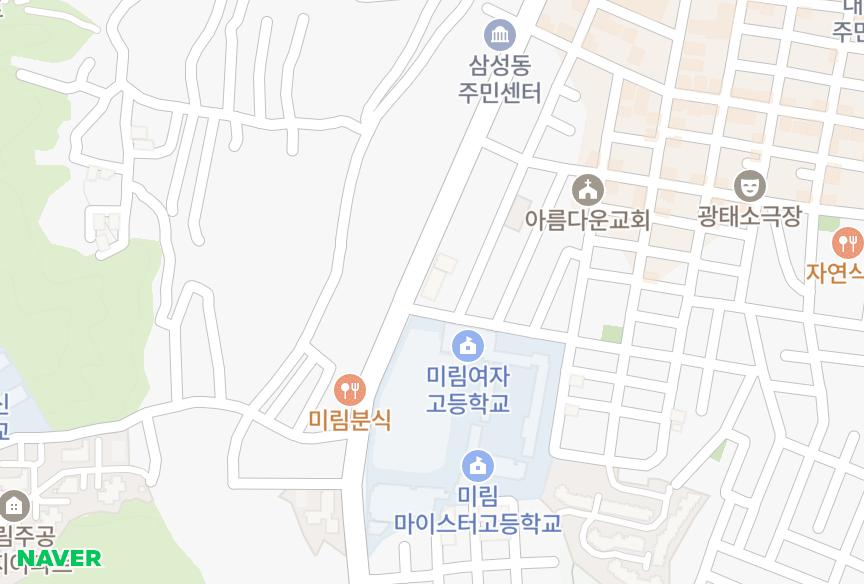 서울특별시 관악구 신림동 상목에버빌 위치·실거래 시세 지도