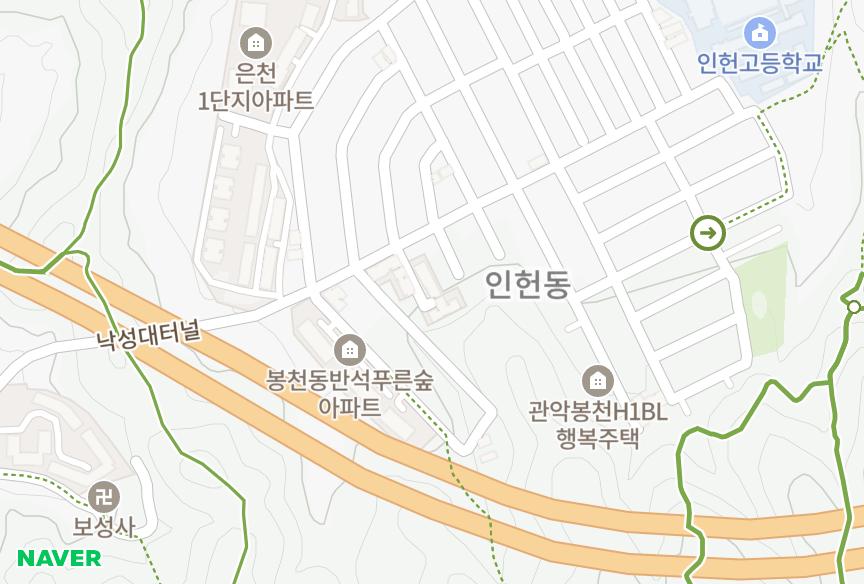 서울특별시 관악구 봉천동 봉천새진5차 위치·실거래 시세 지도