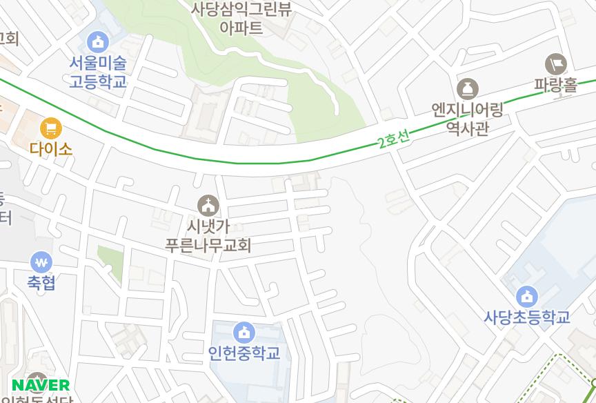 서울특별시 관악구 봉천동 새진 위치·실거래 시세 지도