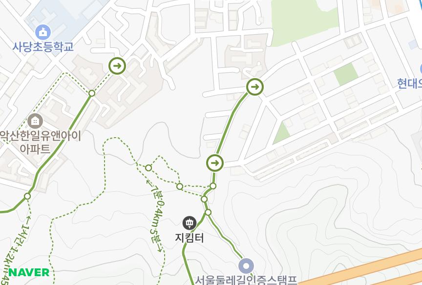 서울특별시 관악구 남현동 라움 위치·실거래 시세 지도