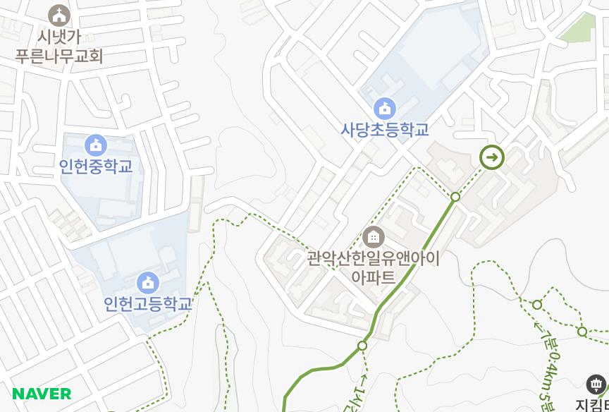 서울특별시 관악구 남현동 문영마운틴 위치·실거래 시세 지도