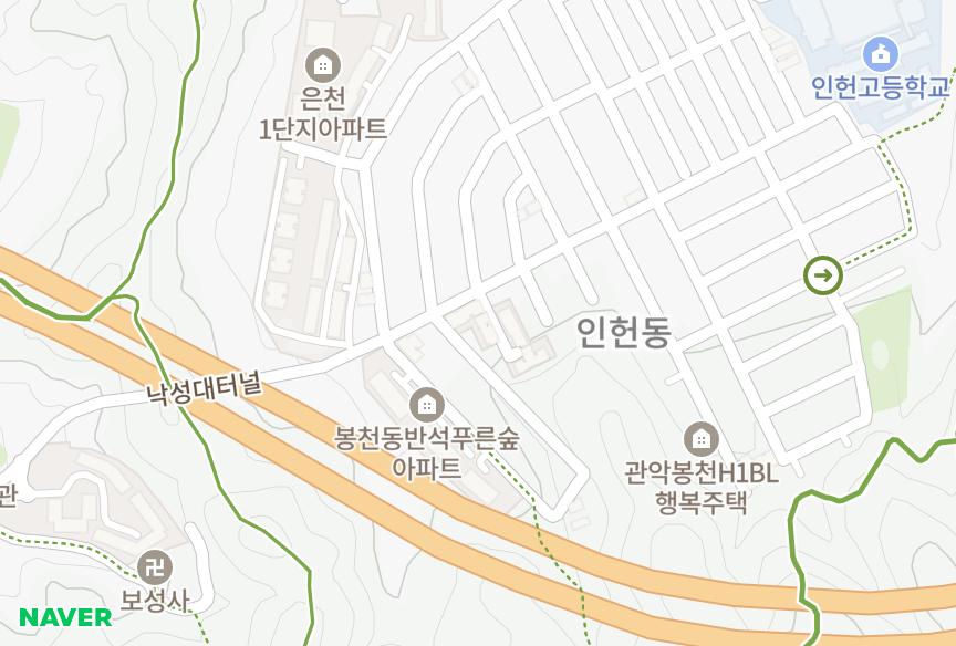 서울특별시 관악구 봉천동 봉천새진6차 위치·실거래 시세 지도