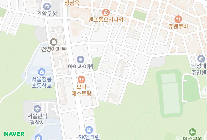 서울특별시 관악구 봉천동 위너스이즈 위치·실거래 시세 지도
